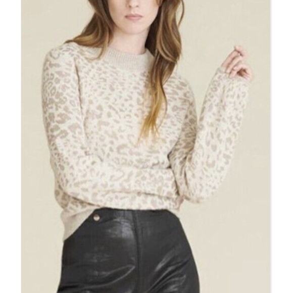 Veronica Beard Oat leopard sweater